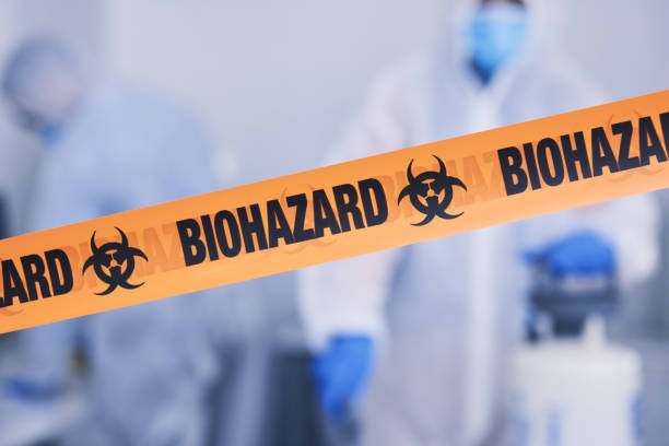 Professional Infectious Disease Decontamination technician working in Bloomingdale, IL